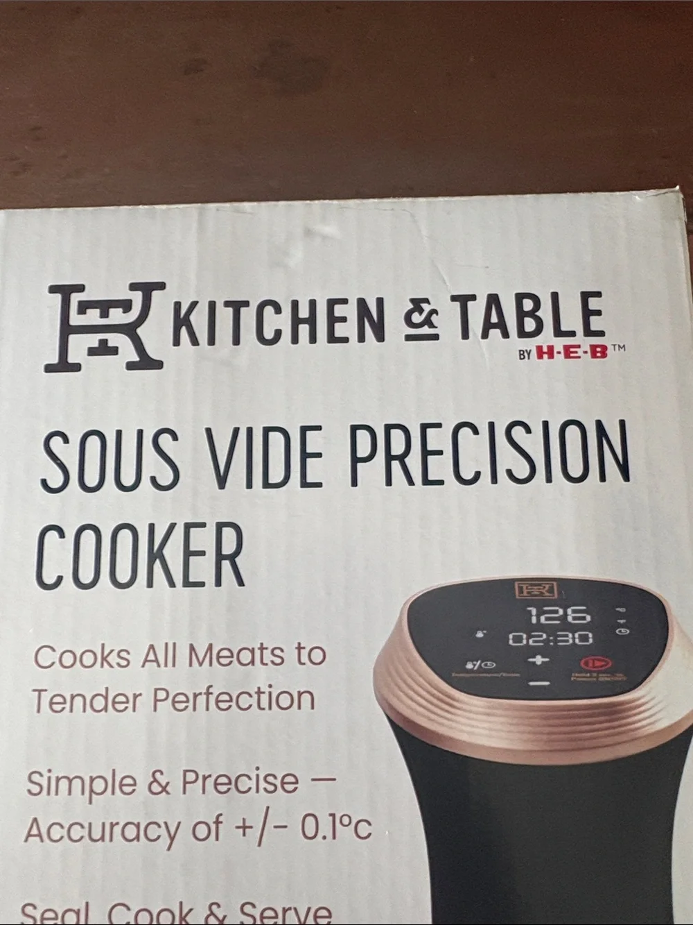 Sous Vide Precision Cooker - Black and Silver